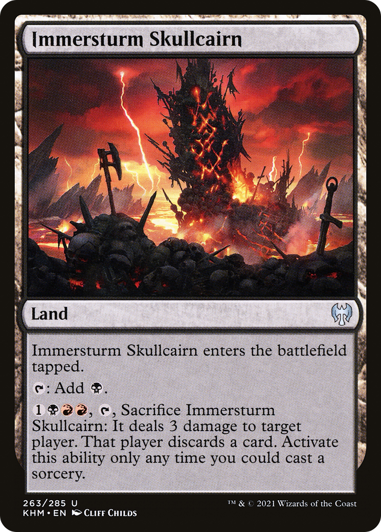 Immersturm Skullcairn (KHM-263) [Kaldheim] Foil MTG Single Wizards of the Coast
