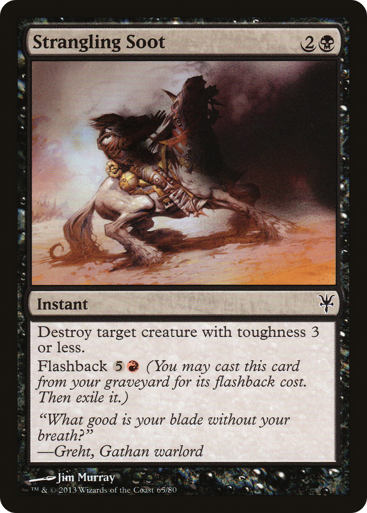 Strangling Soot (DDK-065) [Misc] Duel Decks: Sorin vs. Tibalt MTG Single Wizards of the Coast