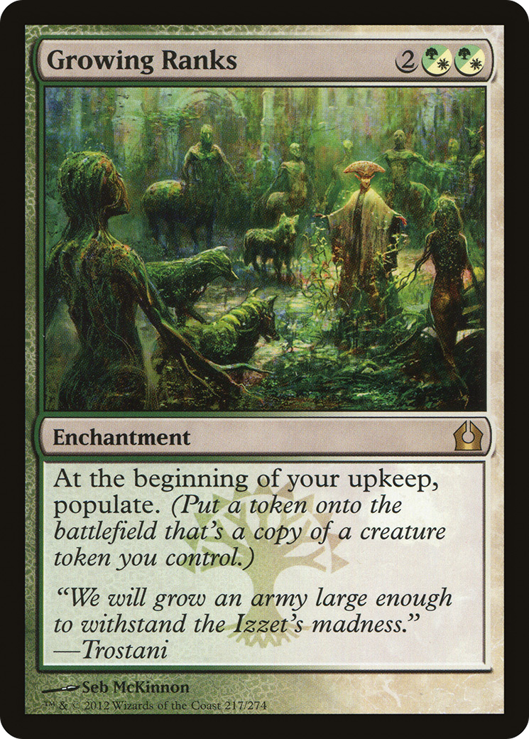 Growing Ranks (RTR-217) [Return to Ravnica] MTG Single Wizards of the Coast