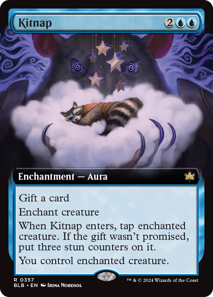 Kitnap (BLB-357) [Bloomburrow] (Extended Art) Foil MTG Single Wizards of the Coast