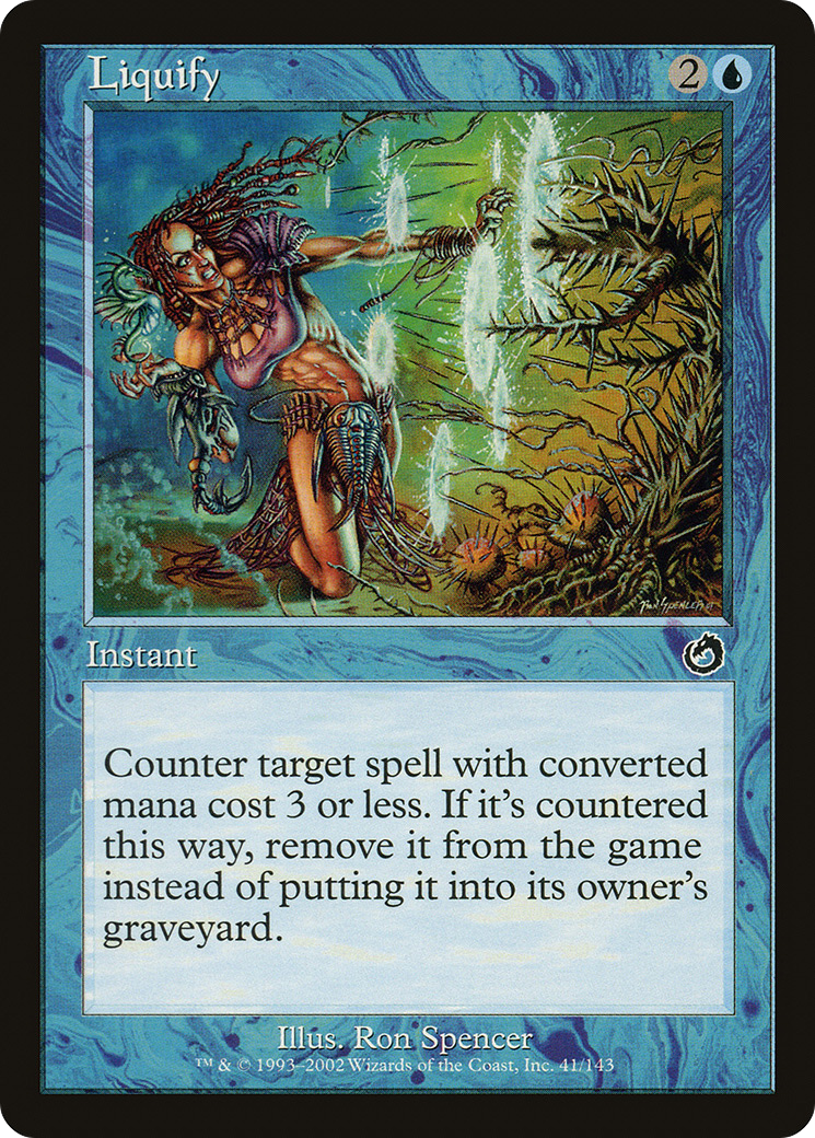 Liquify (TOR-041) [Torment] Foil MTG Single Wizards of the Coast