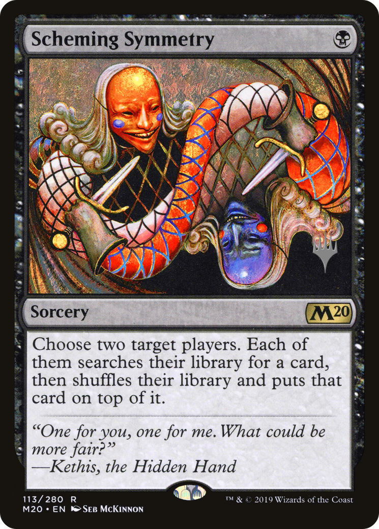 Scheming Symmetry (PPM20-113P) [Core Set 2020 Promos] MTG Single Wizards of the Coast