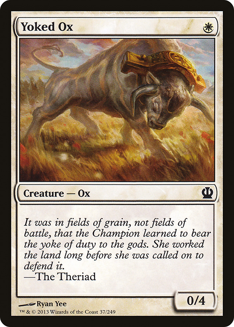 Yoked Ox (THS-037) [Theros] MTG Single Wizards of the Coast