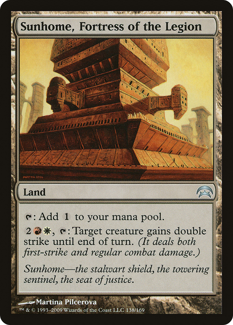 Sunhome, Fortress of the Legion (HOP-138) [Misc] Planechase MTG Single Wizards of the Coast