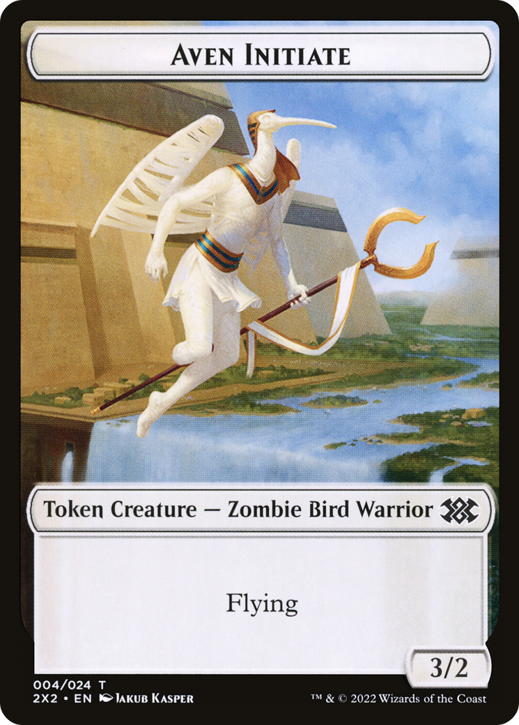 Aven Initiate (T2X2-004) [Tokens] Double Masters 2022 Tokens MTG Single Wizards of the Coast