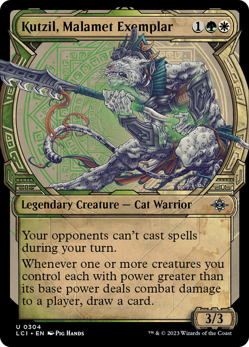 Kutzil, Malamet Exemplar (LCI-304) [The Lost Caverns of Ixalan] (Showcase) MTG Single Wizards of the Coast