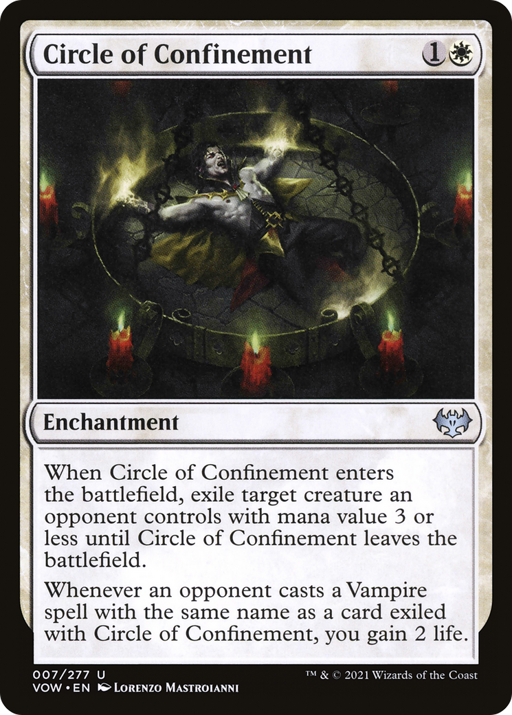 Circle of Confinement (VOW-007) [Innistrad: Crimson Vow] MTG Single Wizards of the Coast