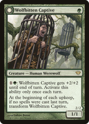 Wolfbitten Captive // Krallenhorde Killer (DKA-133) [Dark Ascension] Foil MTG Single Wizards of the Coast