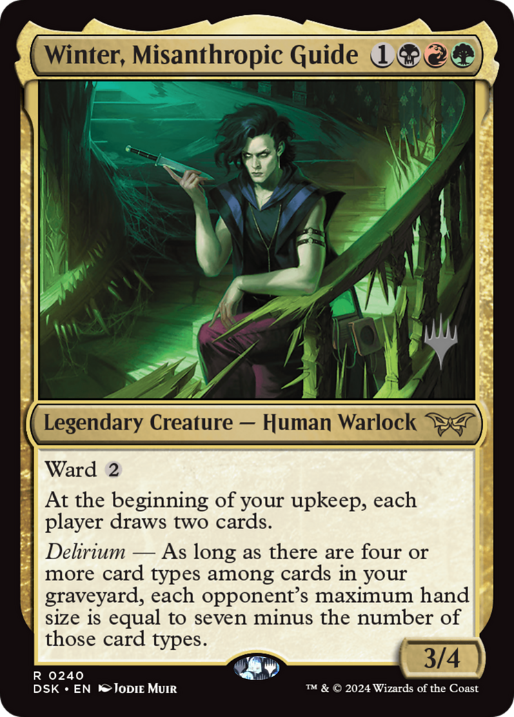 Winter, Misanthropic Guide (PPDSK-240) [Duskmourn: House of Horror Promos] MTG Single Wizards of the Coast