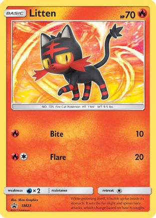 Litten - SM23 (/248) Holofoil [SM: Black Star Promos] Pokemon Single Pokémon