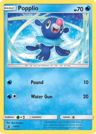 Popplio - SM24 (/248) Holofoil [SM: Black Star Promos] Pokemon Single Pokémon