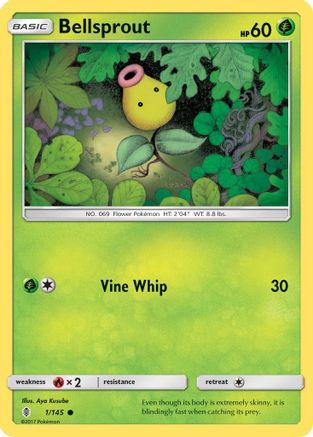Bellsprout (1/145) [SM: Guardians Rising] Pokemon Single Pokémon