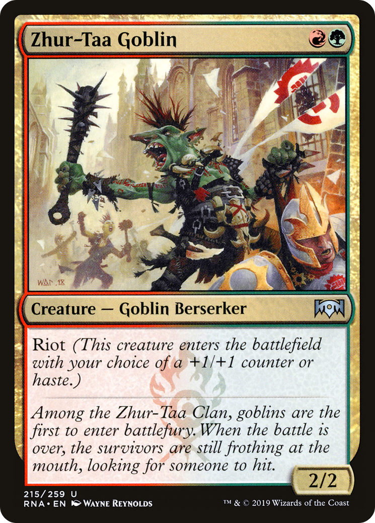 Zhur-Taa Goblin (RNA-215) [Ravnica Allegiance] Foil MTG Single Wizards of the Coast