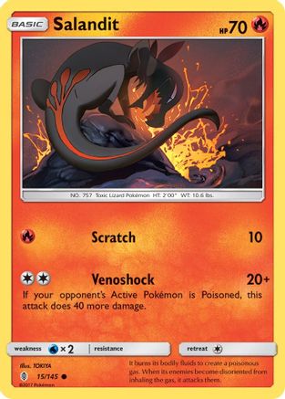 Salandit (/145) [SM: Guardians Rising] Pokemon Single Pokémon