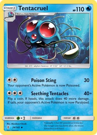 Tentacruel (/145) [SM: Guardians Rising] Pokemon Single Pokémon