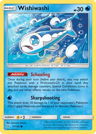 Wishiwashi (37/145) [SM: Guardians Rising] Pokemon Single Pokémon