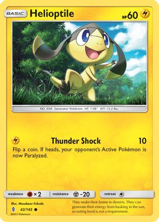 Helioptile (/145) [SM: Guardians Rising] Pokemon Single Pokémon