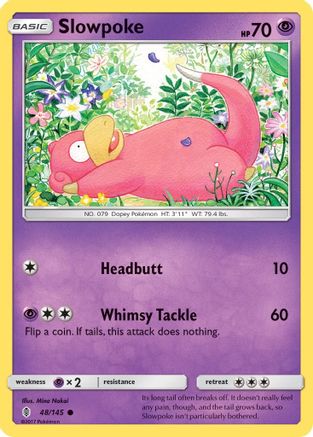 Slowpoke (48/145) [SM: Guardians Rising] Pokemon Single Pokémon
