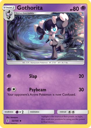 Gothorita (53/145) - [SM: Guardians Rising] Reverse Holofoil Pokemon Single Pokémon