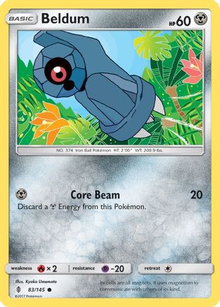 Beldum (83/145) [SM: Guardians Rising] Pokemon Single Pokémon