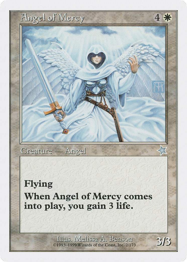 Angel of Mercy (S99-002) [Misc] Starter 1999 MTG Single Wizards of the Coast