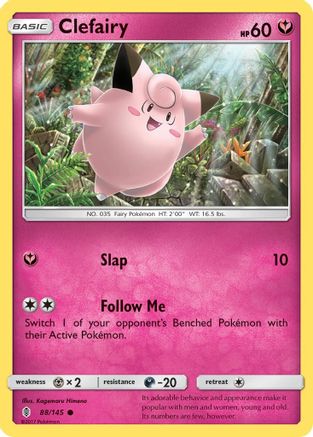 Clefairy (88/145) [SM: Guardians Rising] Pokemon Single Pokémon
