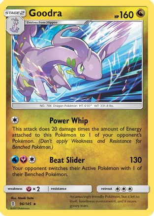 Goodra (96/145) Reverse Holofoil [SM: Guardians Rising] Pokemon Single Pokémon