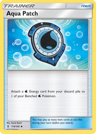 Aqua Patch (119/145) Reverse Holofoil [SM: Guardians Rising] Pokemon Single Pokémon