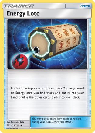 Energy Loto (122/145) Reverse Holofoil [SM: Guardians Rising] Pokemon Single Pokémon