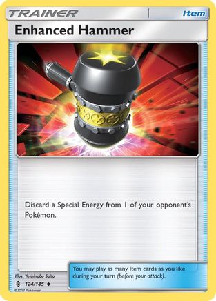 Enhanced Hammer (124/145) Reverse Holofoil [SM: Guardians Rising] Pokemon Single Pokémon