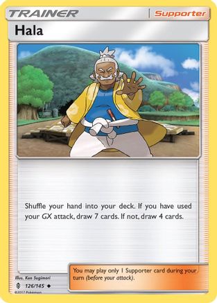 Hala (126/145) [SM: Guardians Rising] Pokemon Single Pokémon