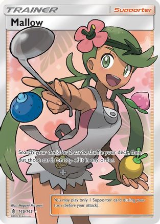 Mallow (Full Art) (145/145) - [SM: Guardians Rising] Holofoil Pokemon Single Pokémon