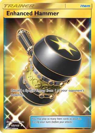 Enhanced Hammer (Secret) (/145) Holofoil [SM: Guardians Rising] Pokemon Single Pokémon