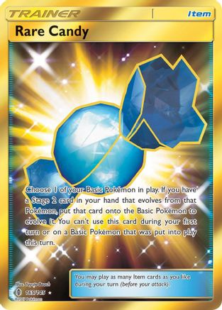 Rare Candy (Secret) 165/145 Holofoil [SM: Guardians Rising] Pokemon Single Pokémon