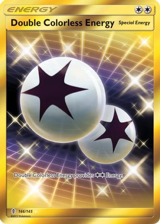 Double Colorless Energy (Secret) (/145) Holofoil [SM: Guardians Rising] Pokemon Single Pokémon
