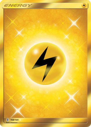 Lightning Energy (Secret) 168/145 Holofoil [SM: Guardians Rising] Pokemon Single Pokémon