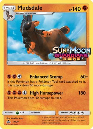 Mudsdale - SM20 (Prerelease) (/248) Holofoil [SM: Black Star Promos] Pokemon Single Pokémon