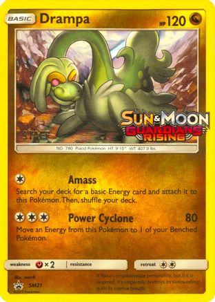 Drampa - SM21 (Prerelease) [Staff] () Holofoil [SM: Black Star Promos] Pokemon Single Pokémon