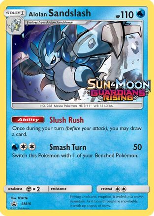 Alolan Sandslash - SM18 (Prerelease) (SM18/248) - [SM: Black Star Promos] Holofoil Pokemon Single Pokémon