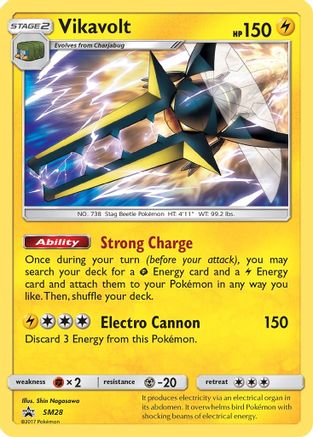 Vikavolt - SM28 (SM28/248) Holofoil [SM: Black Star Promos] Pokemon Single Pokémon