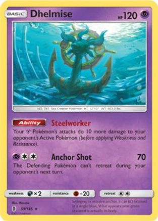 Dhelmise - 59/145 (SM Guardians Rising) () [Misc: Deck Exclusives] Pokemon Single Pokémon