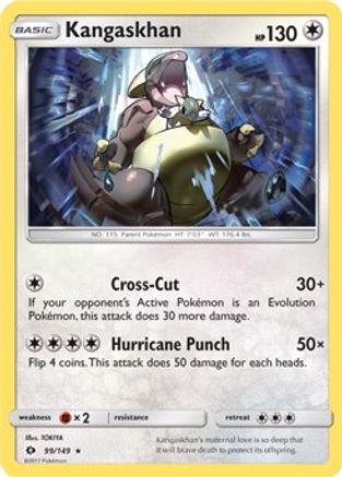 Kangaskhan 99/149 (SM Base Set) () [Misc: Deck Exclusives] Pokemon Single Pokémon
