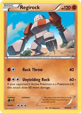 Regirock 40/98 (XY Ancient Origins) () Holofoil [Misc: Deck Exclusives] Pokemon Single Pokémon