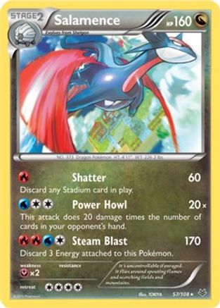 Salamence - 57/108 () [Misc: Deck Exclusives] Pokemon Single Pokémon