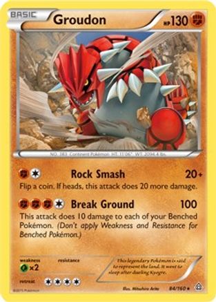 Groudon - 84/160 (XY Primal Clash) Holofoil [Misc: Deck Exclusives] Pokemon Single Pokémon