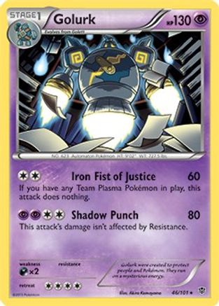Golurk 46/101 (BW Plasma Blast) () [Misc: Deck Exclusives] Pokemon Single Pokémon