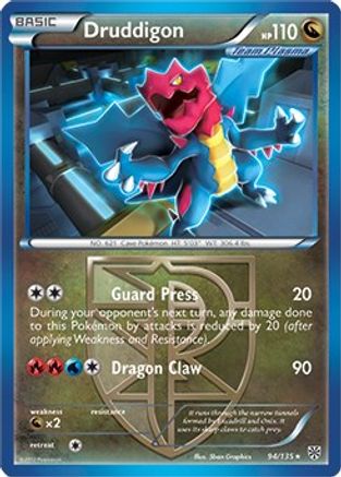 Druddigon - 94/135 (BW Plasma Storm) () Holofoil [Misc: Deck Exclusives] Pokemon Single Pokémon