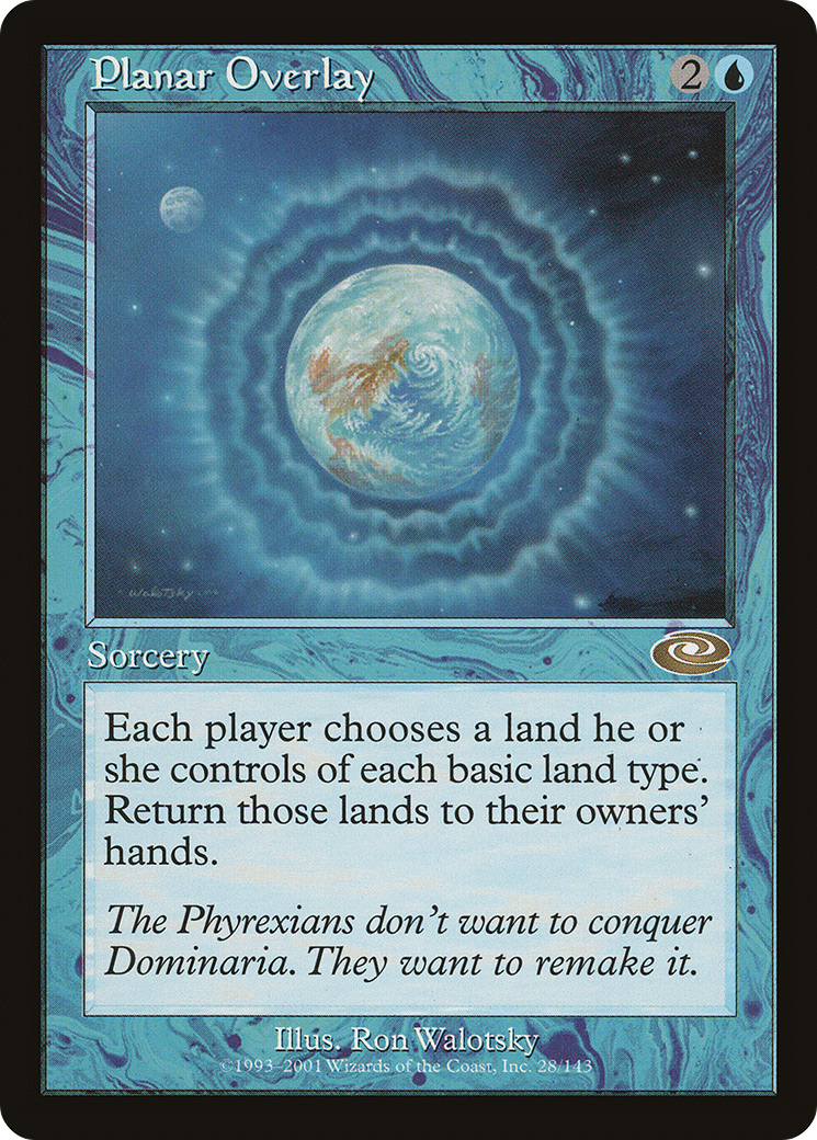 Planar Overlay (PLS-028) [Planeshift] Foil MTG Single Wizards of the Coast
