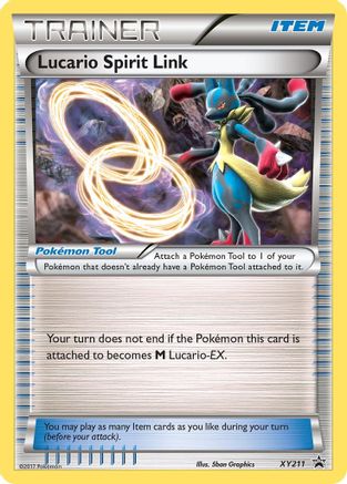 Lucario Spirit Link (XY211/211) [Promos: XY Promos] Pokemon Single Pokémon