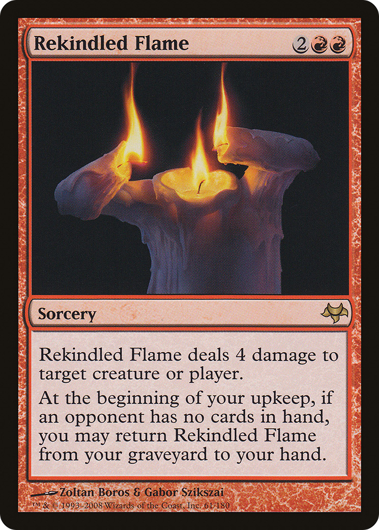 Rekindled Flame (EVE-061) [Eventide] MTG Single Wizards of the Coast